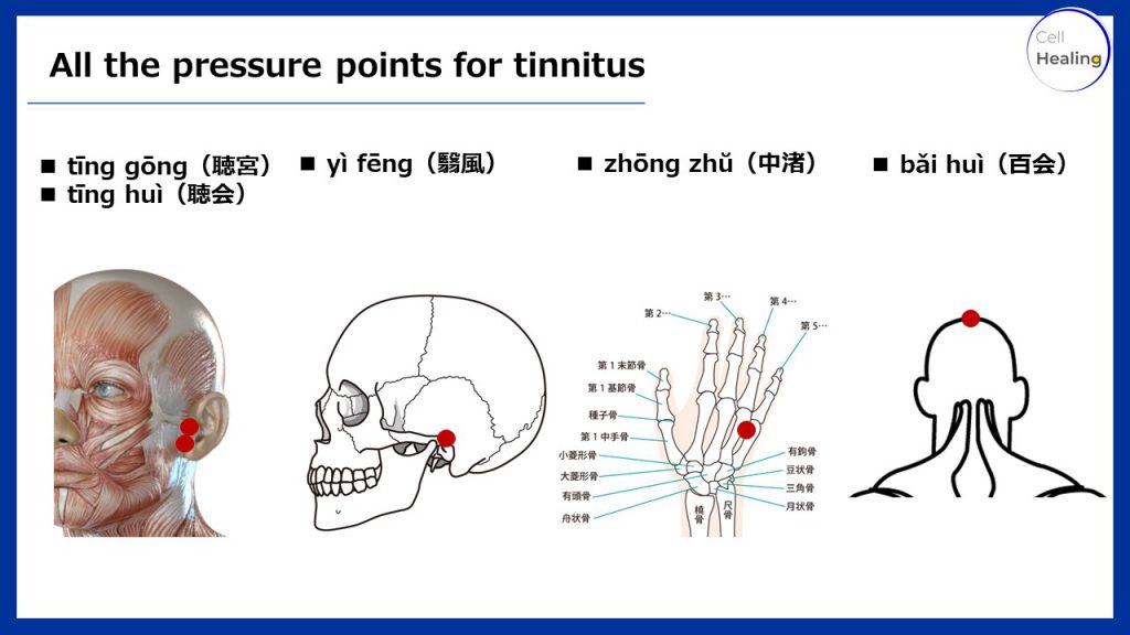 All the pressure points for tinnitus